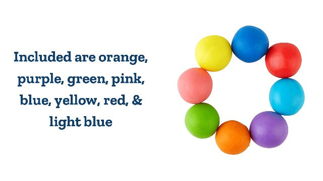 Colorations Classic Dough Set: 8 Wheat & Gluten Free Colors, 2 oz Tubs, Non-Toxic for Kids