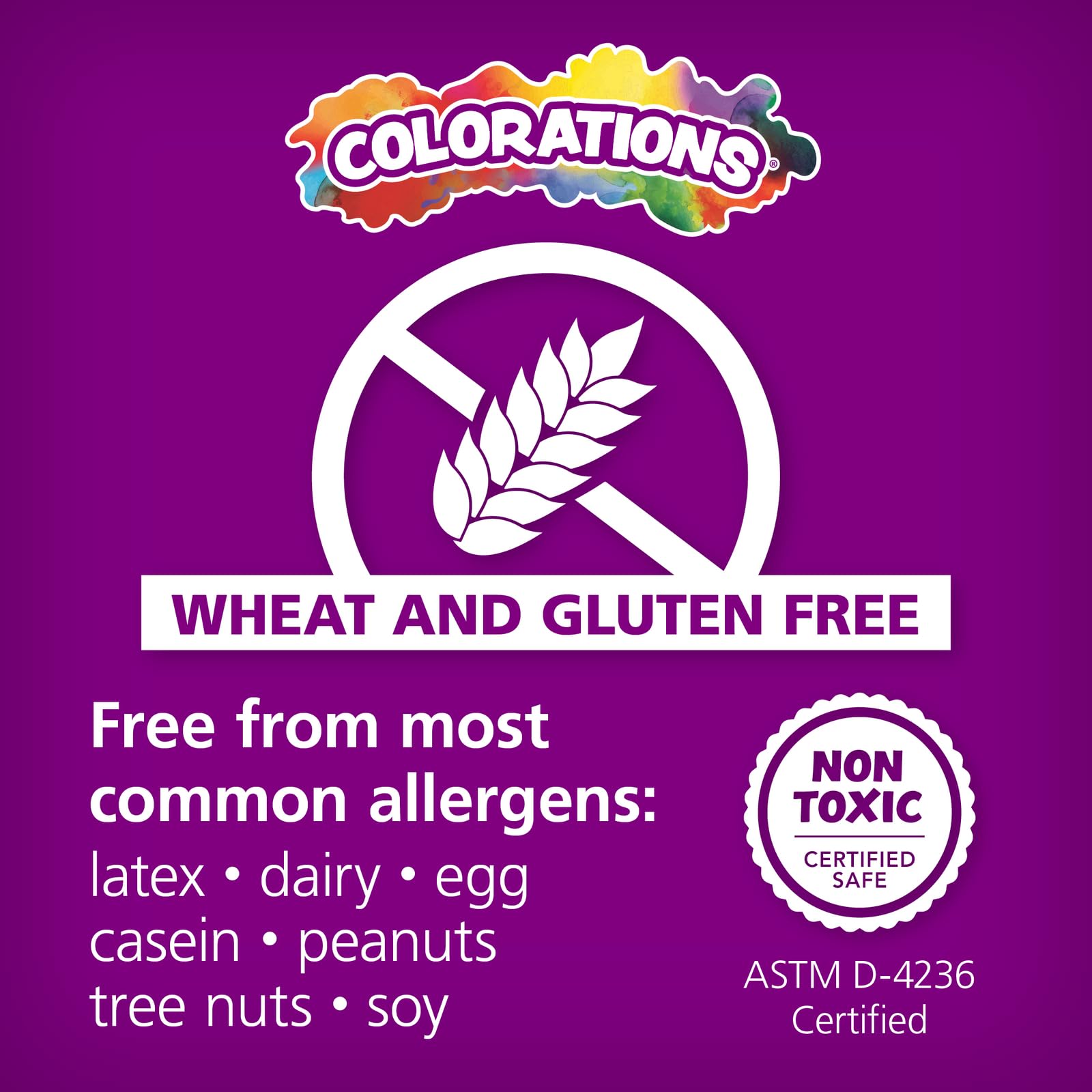 Colorations Classic Dough Set: 8 Wheat & Gluten Free Colors, 2 oz Tubs, Non-Toxic for Kids
