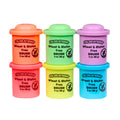 Colorations Wheat & Gluten Free Neon Dough - 6 Pack of Non-Toxic Sensory Dough for Kids