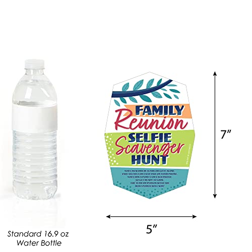 Colorful Family Reunion Selfie Scavenger Hunt – 12 Cards for Group Play