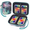 Comecase Galaxy Card Case – EVA Storage Box Holds 400 Cards for UNO, SKYJO, Five Crowns, TCG & More