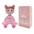Conzy Stuffed Baby Doll 44cm - Super Soft Cuddly Plush Toy for Girls, Pink with Gift Bag
