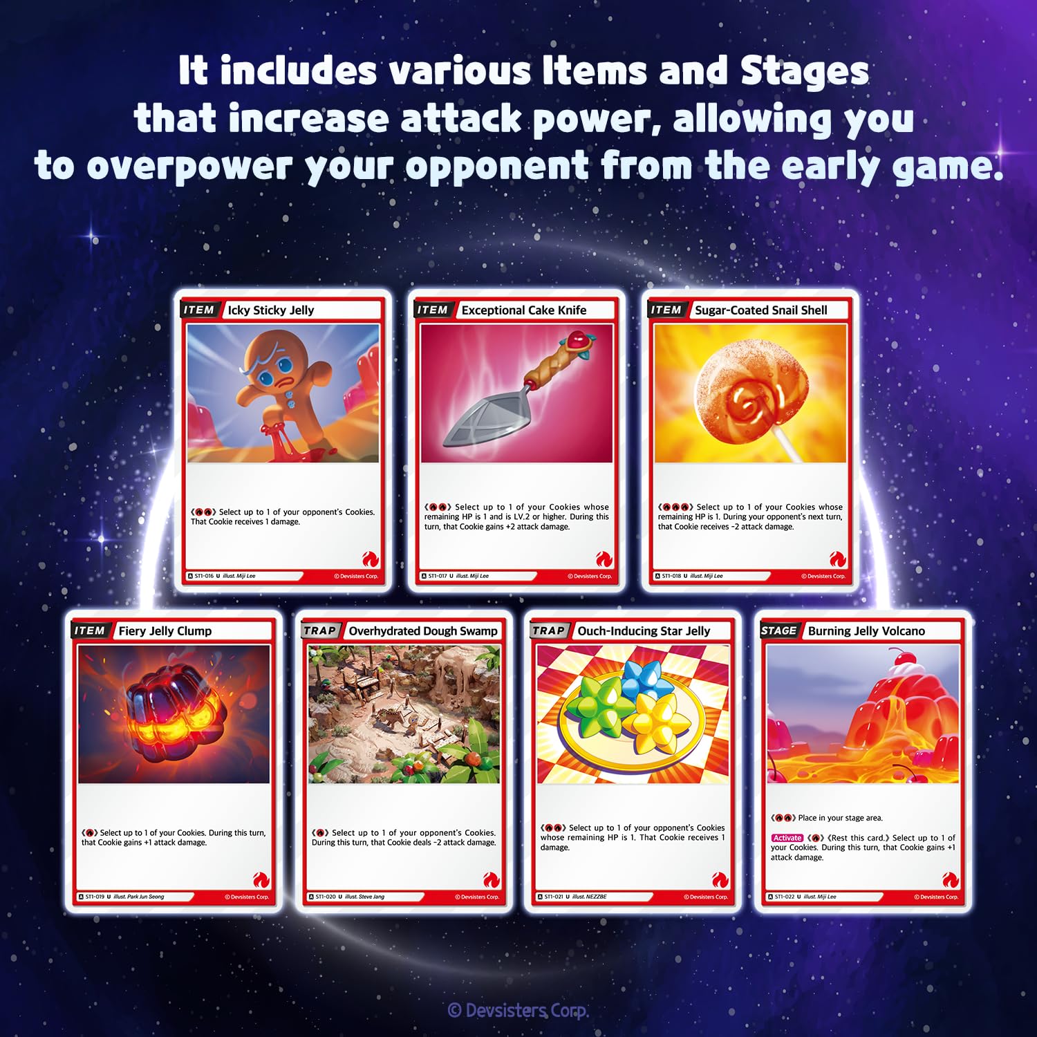CookieRun: Braverse Red Starter Deck – 60-Card Aggro TCG Starter