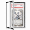 Coolbyl Magnetic Graded Card Slab Protector – Silver Aluminum Case with UV Tempered Glass