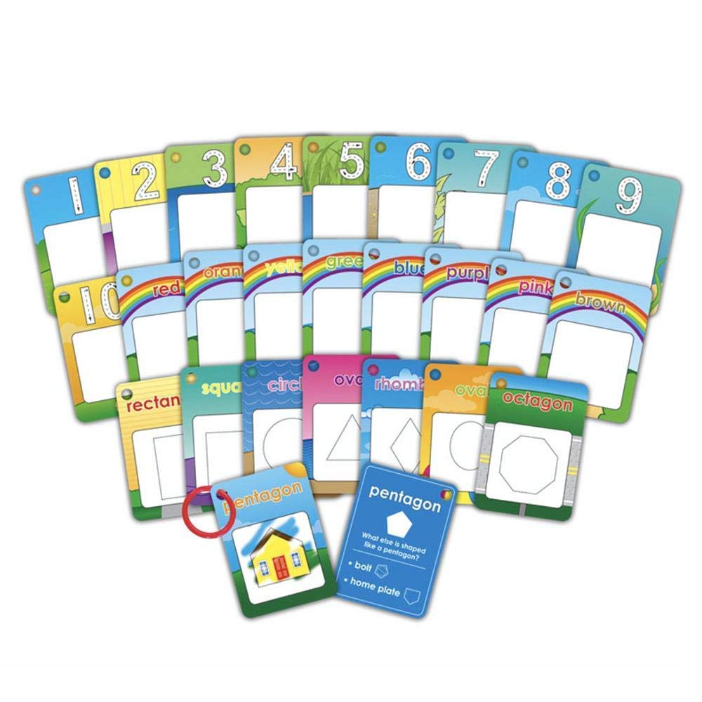 Coolplay Water Coloring Cards – Reusable Learning Toy for Toddlers (Shapes, Numbers, Colors)