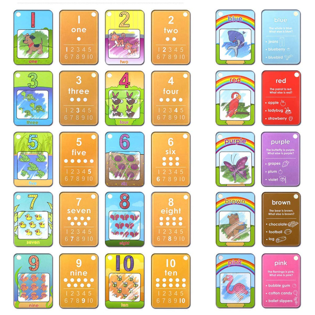 Coolplay Water Coloring Cards – Reusable Learning Toy for Toddlers (Shapes, Numbers, Colors)