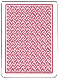 Copag Red Jumbo Index Poker Size Playing Cards – Durable PVC Single Deck for Texas Hold'em