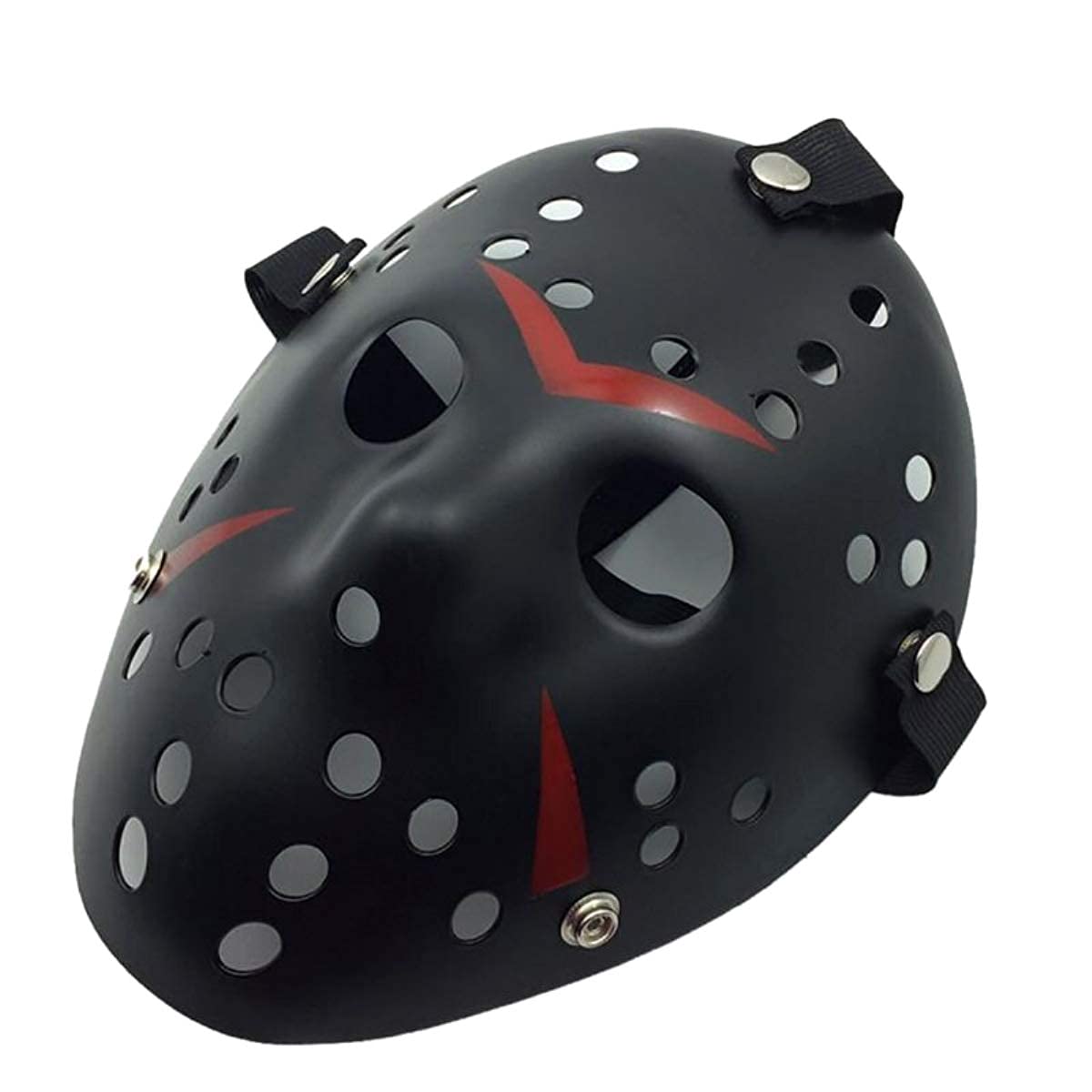 COSTOYFUN Horror Halloween Mask - Adjustable Elastic Band, PVC, Unisex Adult Cosplay Props