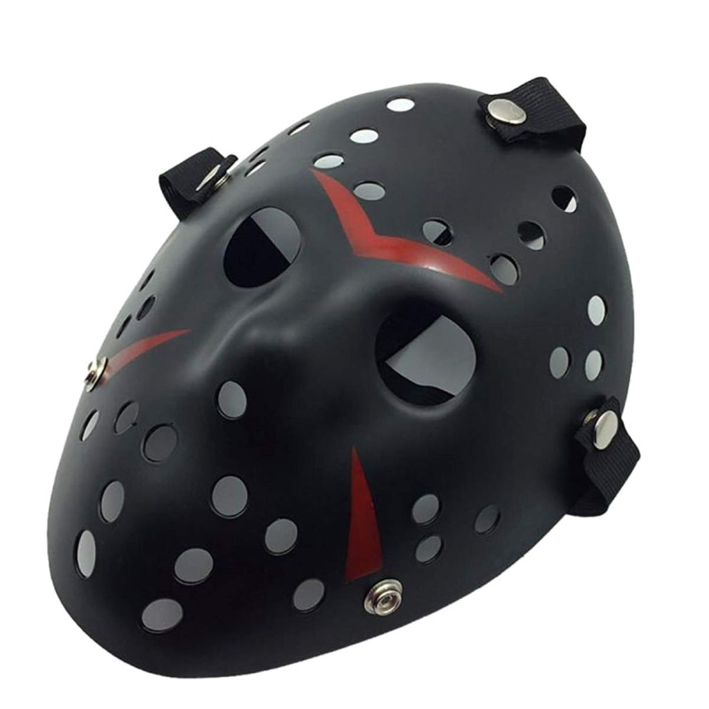 COSTOYFUN Horror Halloween Mask - Adjustable Elastic Band, PVC, Unisex Adult Cosplay Props