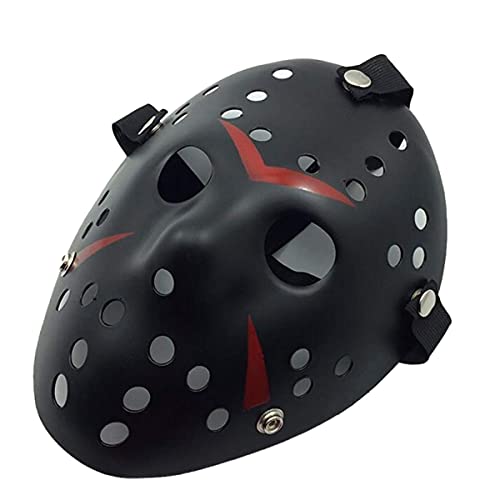 COSTOYFUN Horror Halloween Mask - Adjustable Elastic Band, PVC, Unisex Adult Cosplay Props