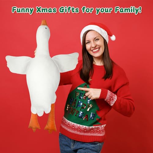 CottonStar 20 Inch Goose Stuffed Animal – Soft Cute Duck Plush Toy and Hugging Pillow for Kids