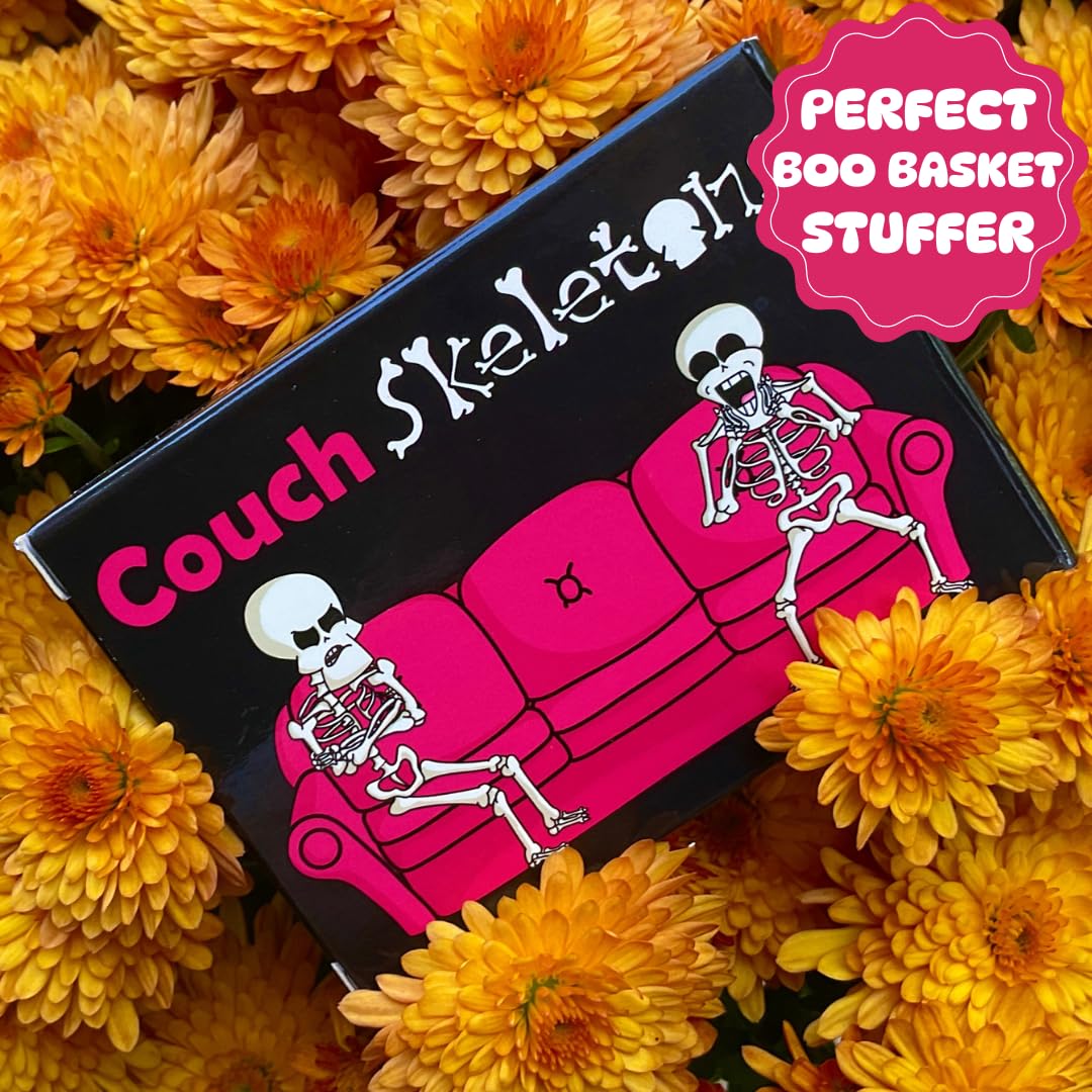 Couch Skeletons Card Game – Quick 2-Player Skeleton Couch-Filling Game by The Dusty Top Hat