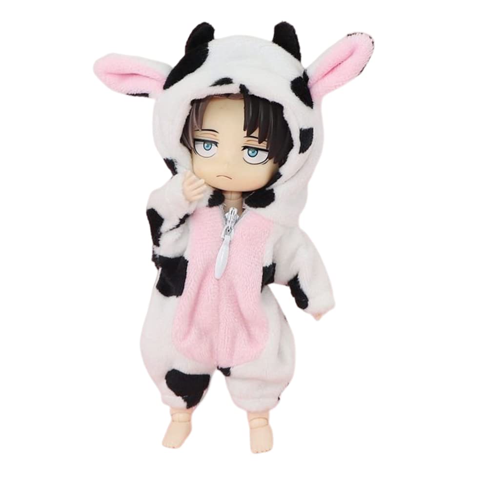 Cow Pattern Pajama Set for OB11, 1/12 BJD, Molly, GSC Dolls - XiDonDon