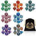 Coyeekn 49-Piece Polyhedral Dice Set – 7 Complete Sets for D&D and Tabletop RPGs