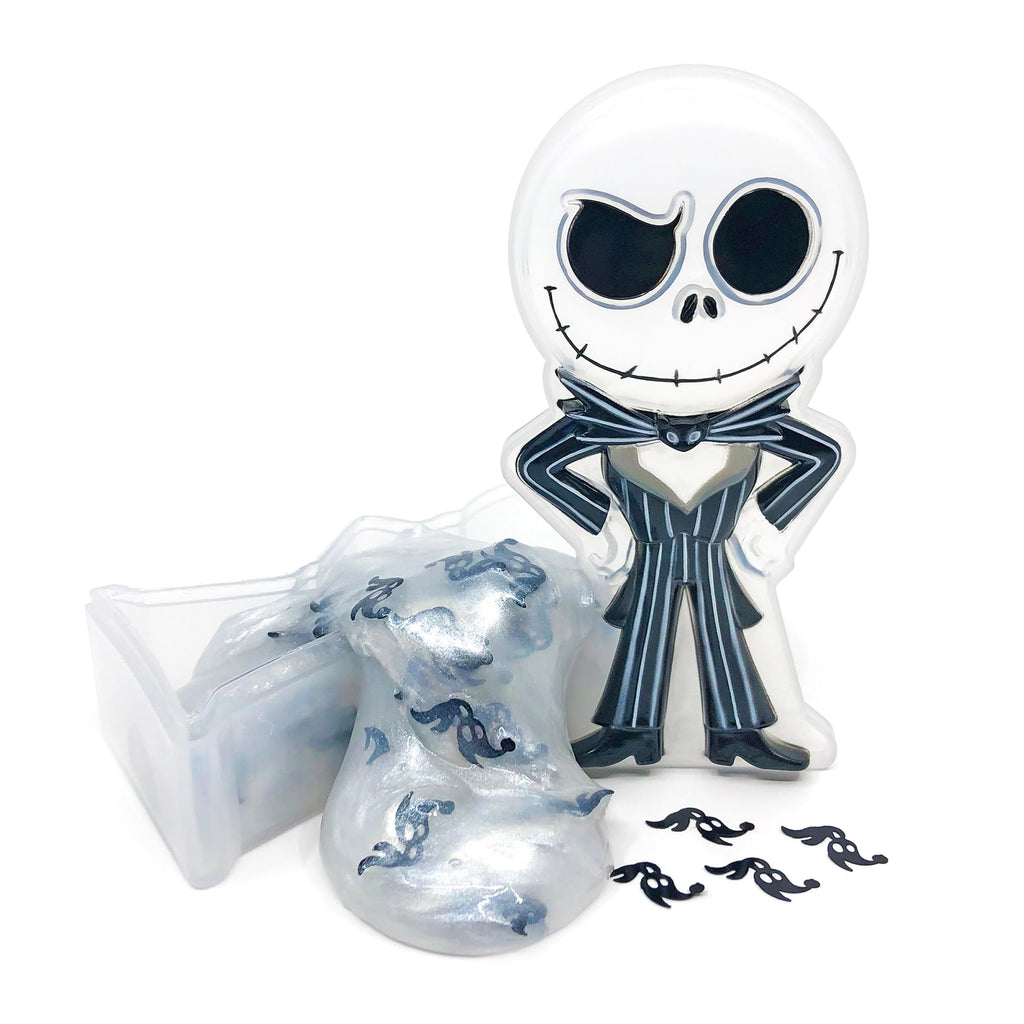Cra-Z-Art Cra-Z-Slimy The Nightmare Before Christmas Jack Skellington Slime with Iridescent Silver Slime and Zero Confetti