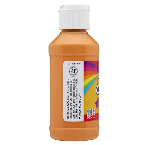 Cra-Z-Art Washable Pastel Paint Set – 8 Bottles of 4oz, Non-Toxic, Made in USA
