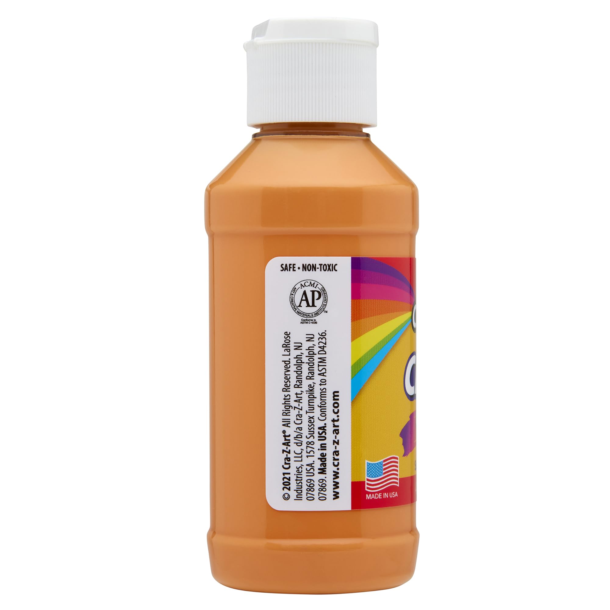 Cra-Z-Art Washable Pastel Paint Set – 8 Bottles of 4oz, Non-Toxic, Made in USA