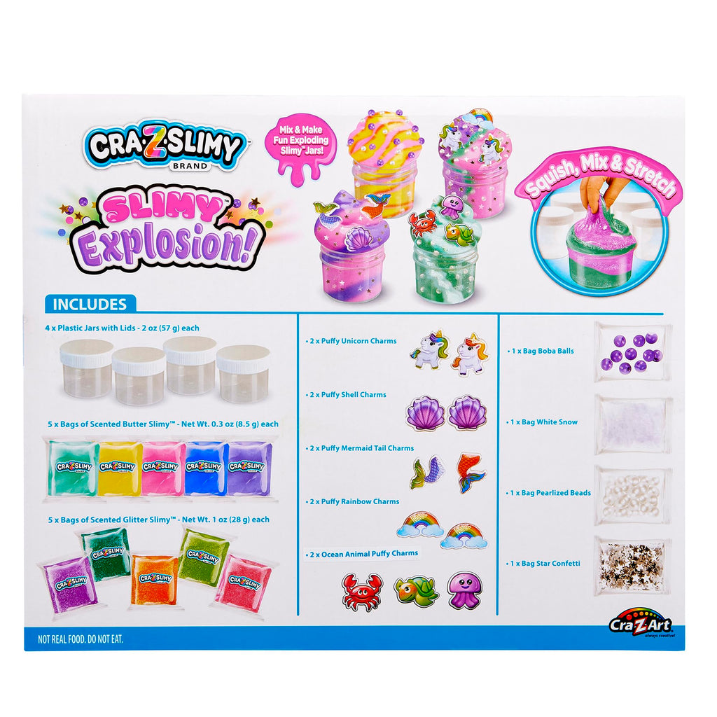 Cra-Z-Slimy Sparkle Fantasy Slime Kit – Unicorns, Mermaids, Scented Butter & Glitter Slimes for Kids 6+