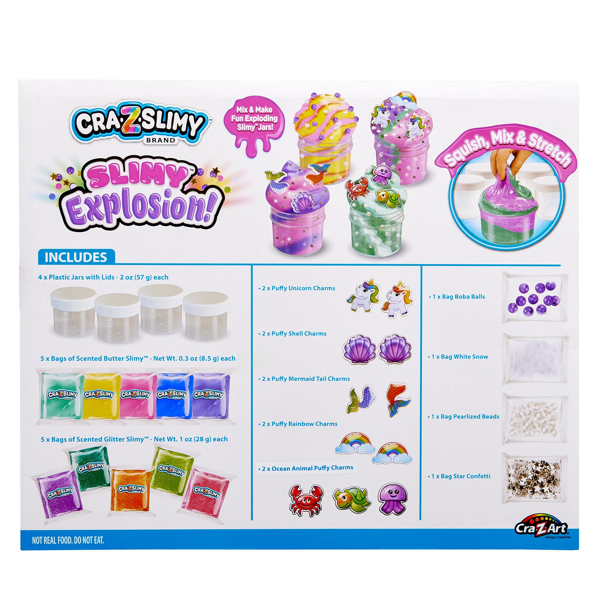 Cra-Z-Slimy Sparkle Fantasy Slime Kit – Unicorns, Mermaids, Scented Butter & Glitter Slimes for Kids 6+