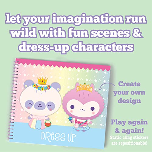 Craft-Tastic Sticker It Up! Reusable Sticker Book – 8 Scenes, 750+ Stickers