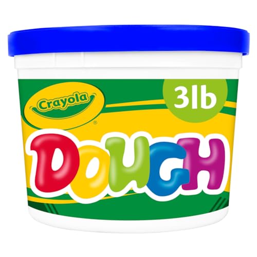 Crayola 3lb Blue Modeling Dough Bucket – Soft, Non-Toxic, Reusable for Kids Ages 3+