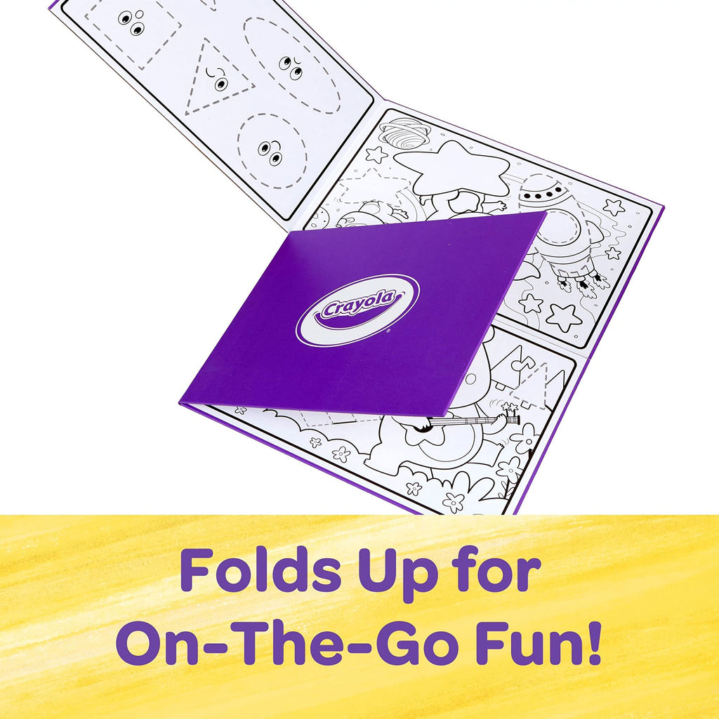 Crayola Color and Erase Reusable Activity Board – Reusable Drawing Board with Washable Markers, Ages 3+