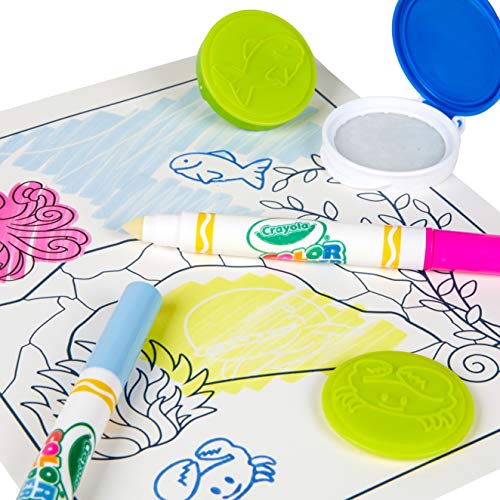 Crayola Color Wonder Mess Free Activity Set (30+ Pieces) – Travel Coloring Kit for Kids Ages 3+