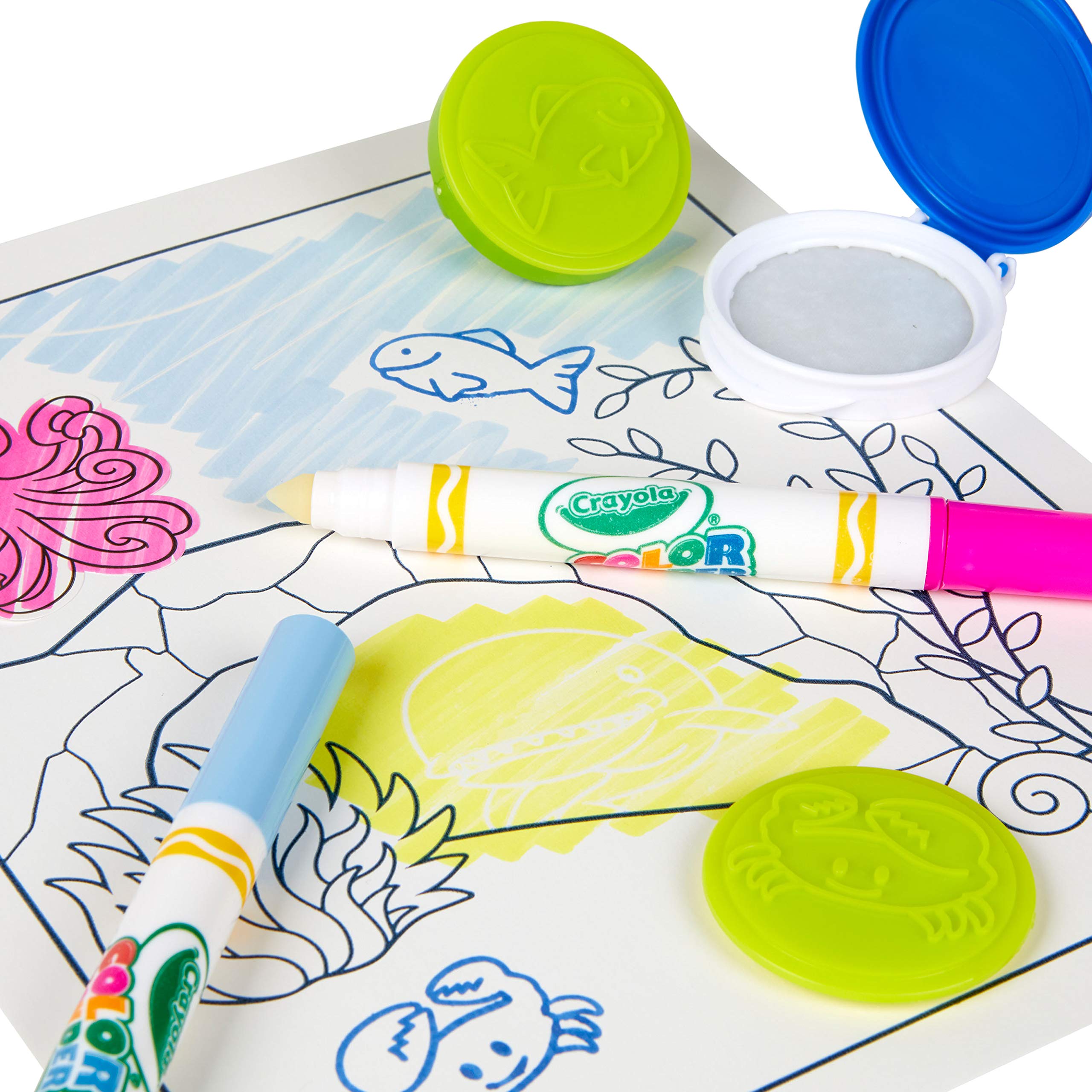 Crayola Color Wonder Mess Free Activity Set (30+ Pieces) – Travel Coloring Kit for Kids Ages 3+