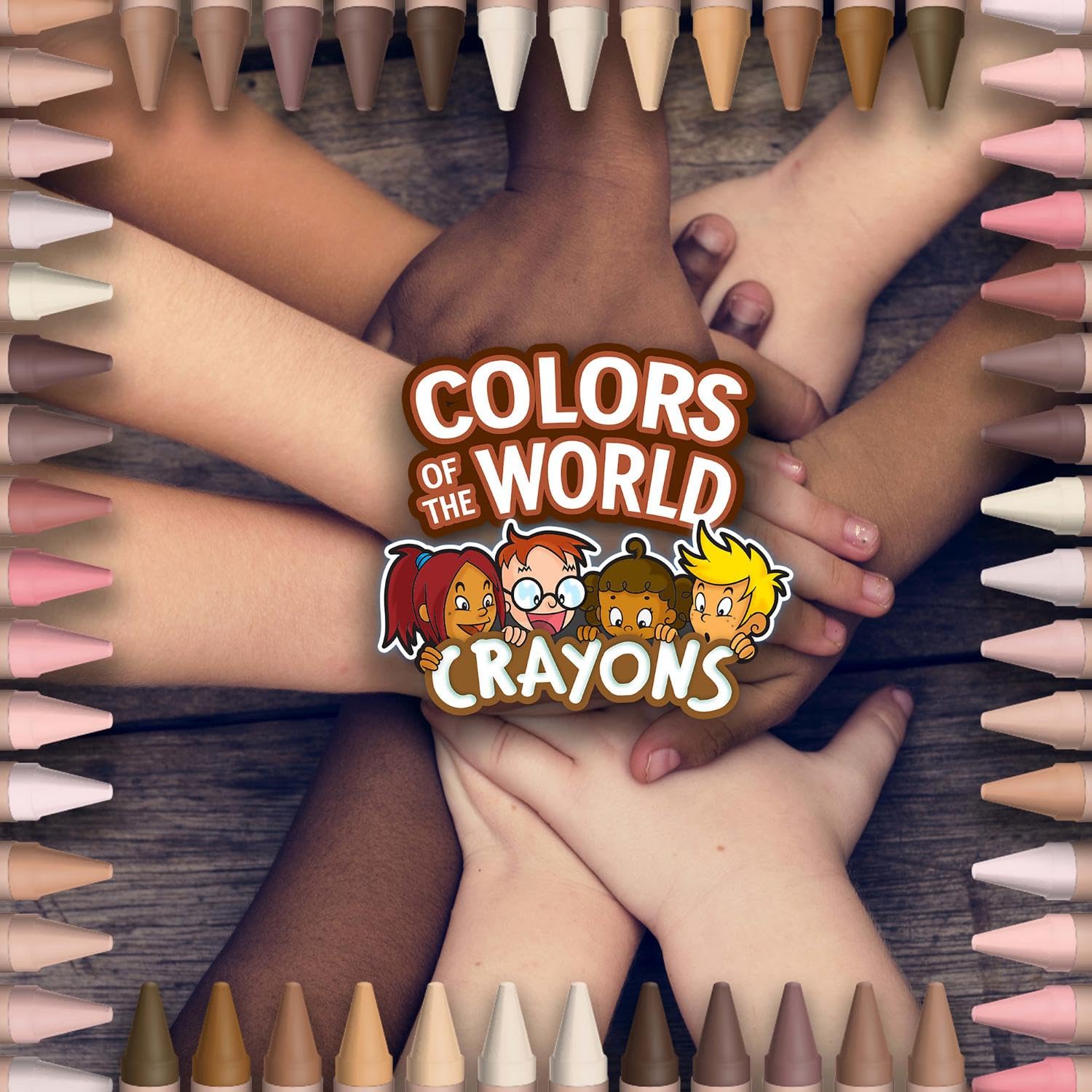 Crayola Colors of the World Crayons Bulk Set – 144 Skin Tone Crayons (6 Packs of 24)