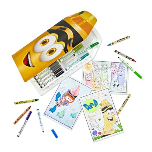 Crayola Limited Edition Yellow Art Case Coloring Set with Exclusive Crayons and Markers