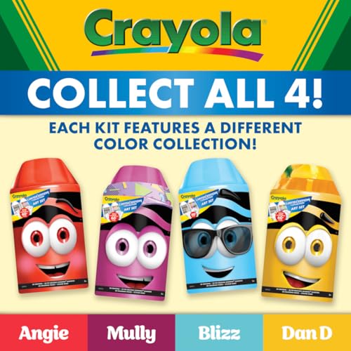 Crayola Limited Edition Yellow Art Case Coloring Set with Exclusive Crayons and Markers