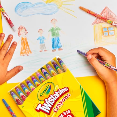 Crayola Mini Twistables Crayons (50ct) – No Sharpening, Less Mess for Kids 3+