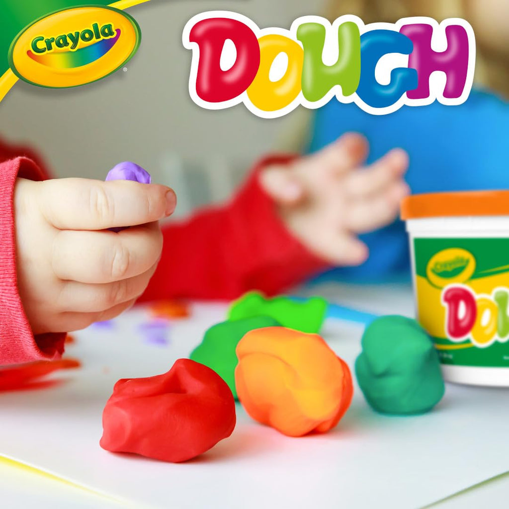 Crayola Orange Modeling Dough, 3-Pound Resealable Bucket, Soft & Crumble-Free, Kids' Craft Toy