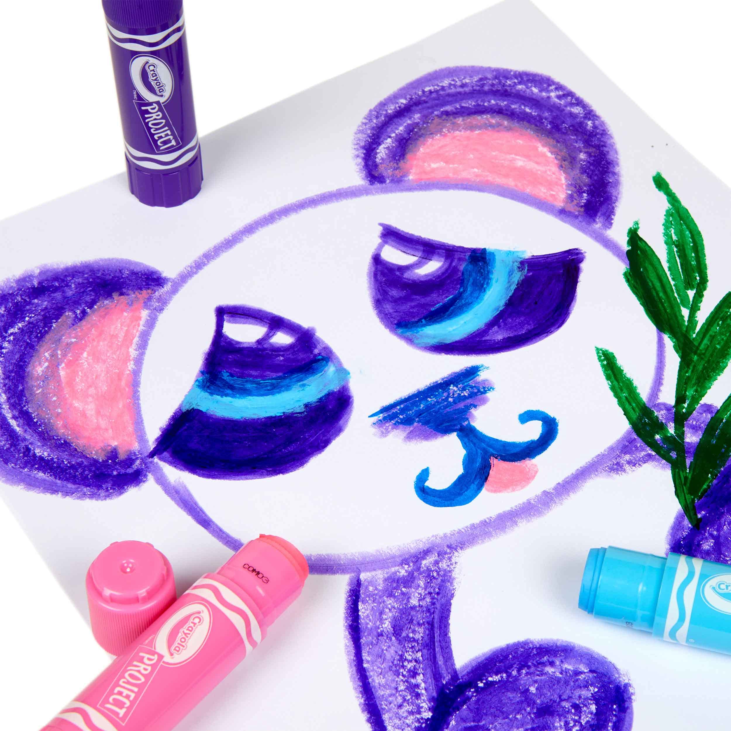 Crayola Paint Sticks – 12 Quick-Drying Colors – No Water Needed – Amazon Exclusive