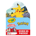 Crayola Pokemon Art Kit for Kids: 26 Washable Markers, 20 Coloring Pages & Stickers, Ages 4+