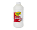 Crayola Premier Tempera Paint, 32 oz, White – Non-Toxic, Matte Finish, Multi-Surface Art Paint for Kids