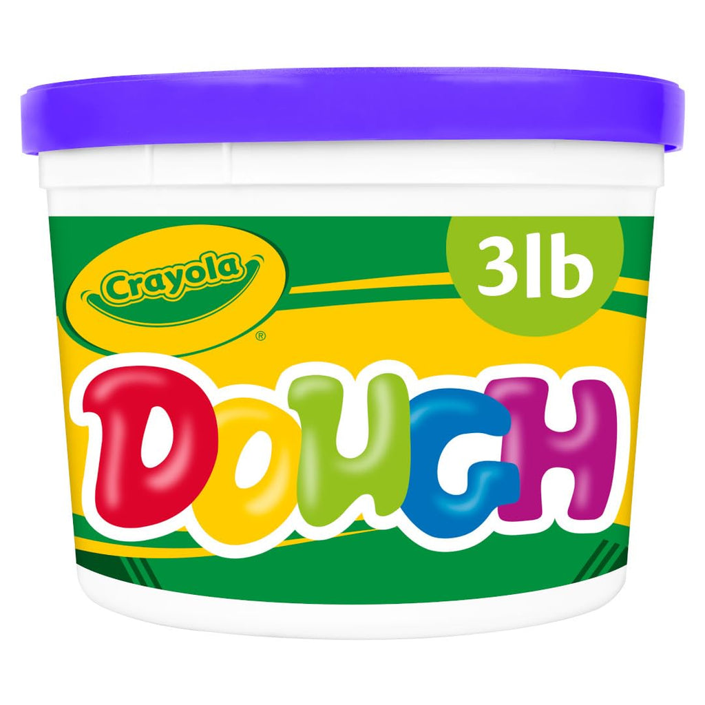 Crayola Purple Modeling Dough (3 lb) – Soft, Reusable Bulk Clay Alternative for Kids
