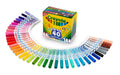 Crayola Ultra Clean Washable Markers, 40 Count - Broad Line Art Markers for Kids Ages 3+