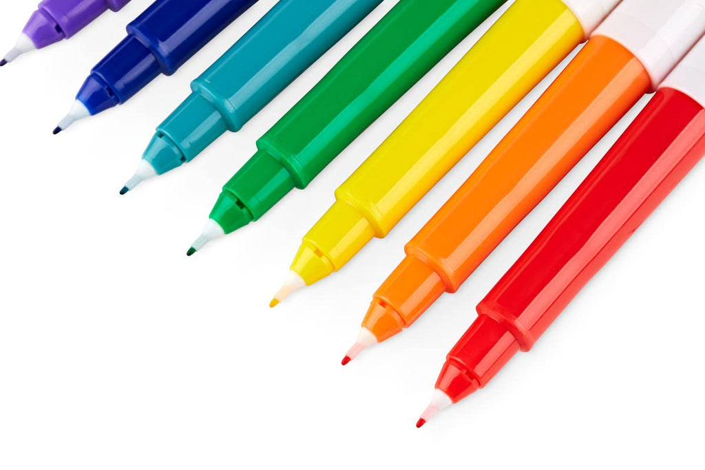Crayola Ultra Fine Point Markers (12ct) – No Bleed Permanent Ink for Adult Coloring & Calligraphy