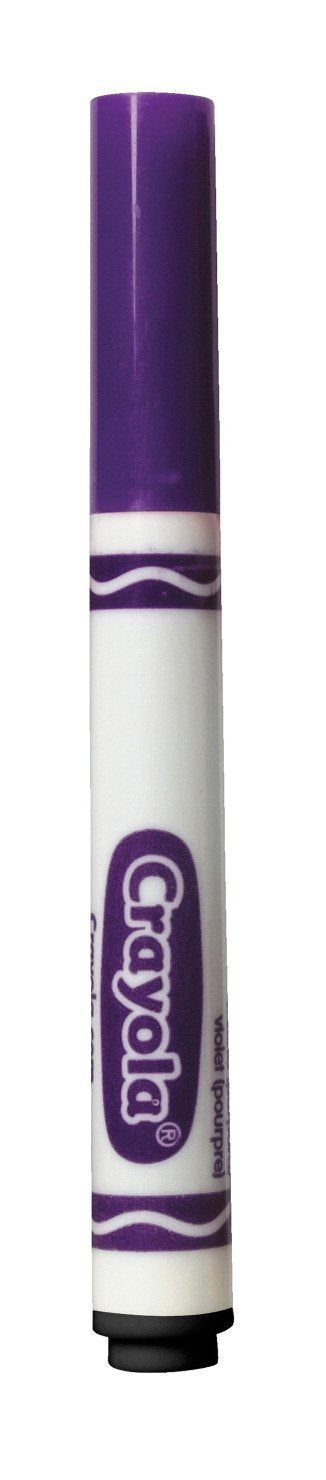 Crayola Violet Broad Line Markers 12 Count – Bulk Nontoxic Markers for Schools & Art Projects