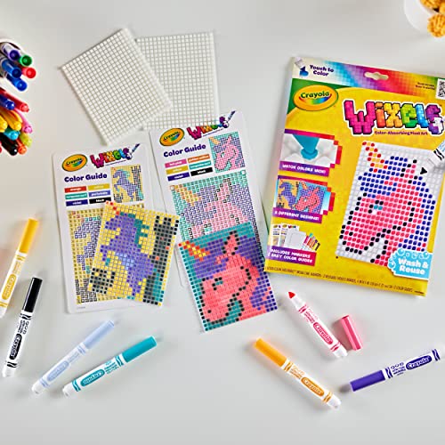 Crayola Wixels Unicorn Activity Kit – Pixel Art with Capillary Action for Kids Ages 6+
