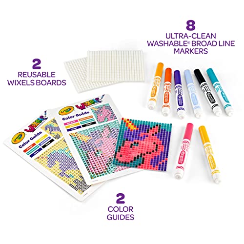 Crayola Wixels Unicorn Activity Kit – Pixel Art with Capillary Action for Kids Ages 6+