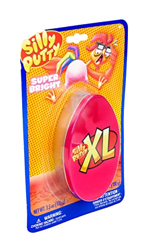 Crayola XL Silly Putty Super Bright – 100g Neon Fidget Putty in Egg Tin