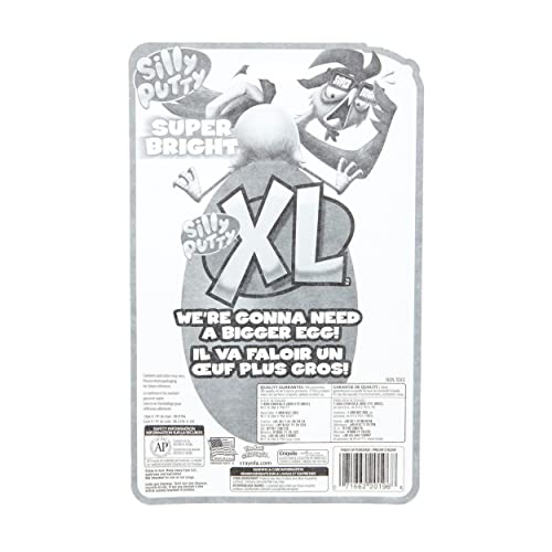Crayola XL Silly Putty Super Bright – 100g Neon Fidget Putty in Egg Tin