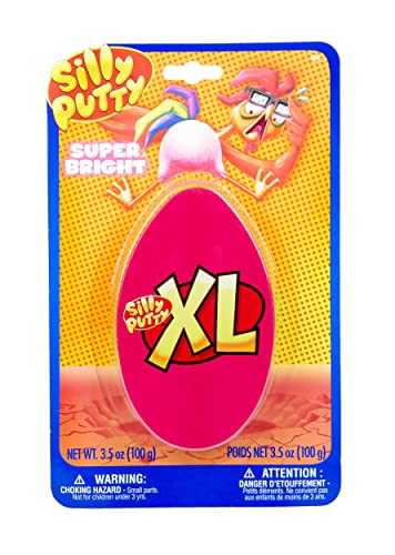 Crayola XL Silly Putty Super Bright – 100g Neon Fidget Putty in Egg Tin