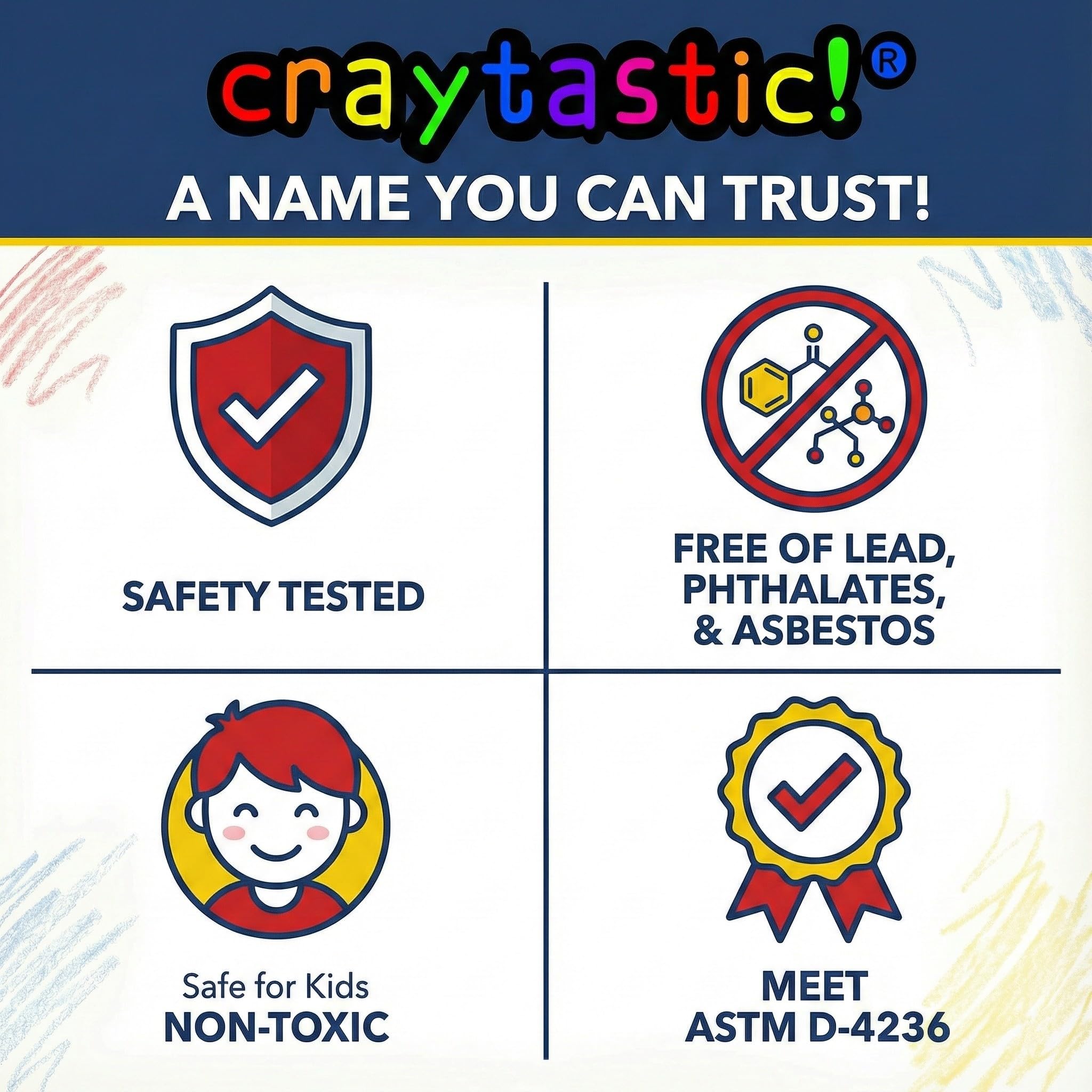 Craytastic! 52 Bulk Unwrapped Black Crayons - Paperless for Crafting, Melting, Parties - Non-Toxic, ASTM D-4236
