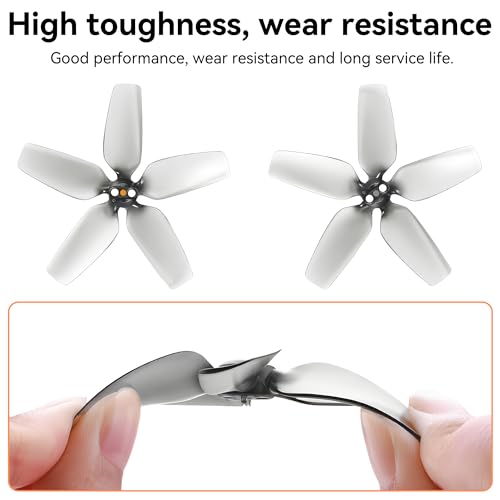 Craznick 8-Pack Propellers for DJI Avata – Low Noise, Easy Install with Screws & Screwdrivers