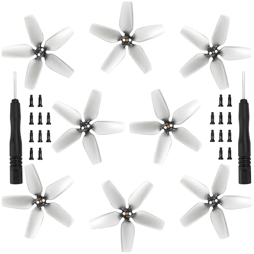 Craznick 8-Pack Propellers for DJI Avata – Low Noise, Easy Install with Screws & Screwdrivers