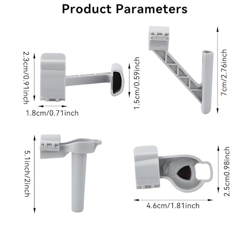 Craznick Landing Gear for DJI Mini 4 Pro – Extended Landing Legs, 25mm Height Increase, Snap-On Installation