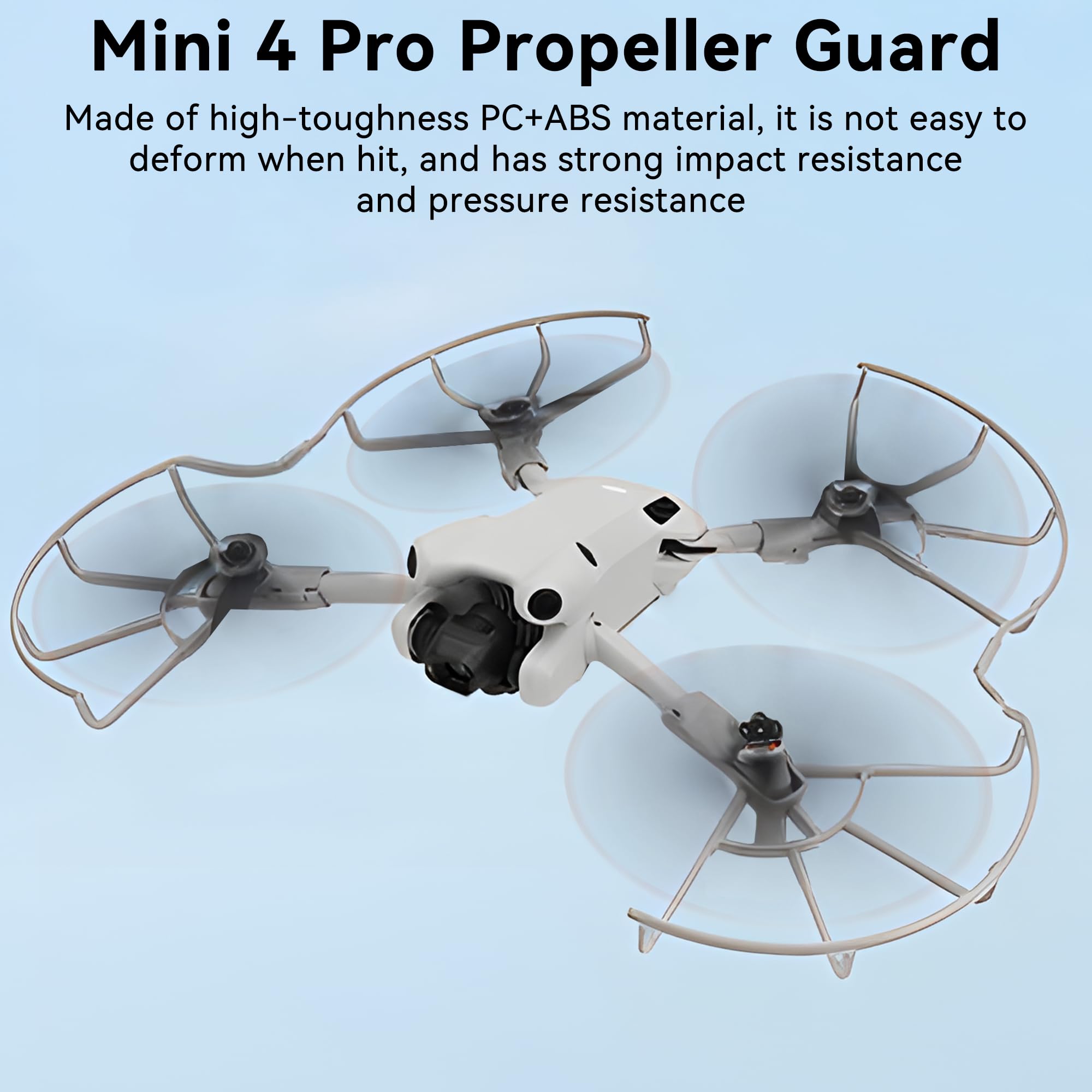 Craznick Propeller Guard for DJI Mini 4 Pro – Quick Release, ABS, 49g